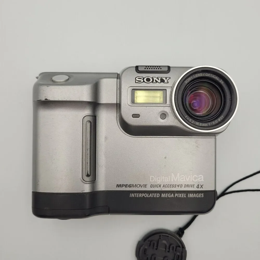 Sony Mavica MVC-FD83 Digital Camera+Battery+Charger+Floppy Disc+Manual WORKS!